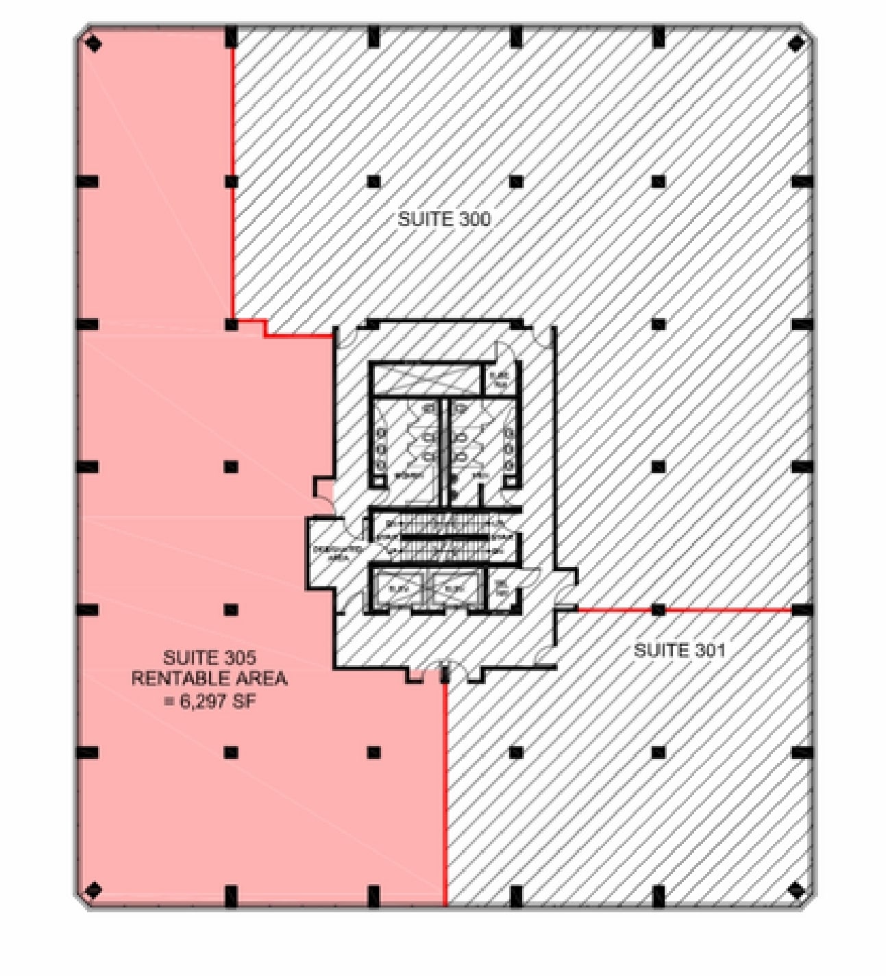 6299 Airport Rd, Mississauga, ON à louer Plan d’étage– Image 1 sur 1
