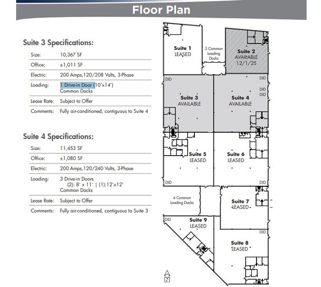 1600 Downs Dr, West Chicago, IL à louer - Plan d’étage – Image 2 sur 2