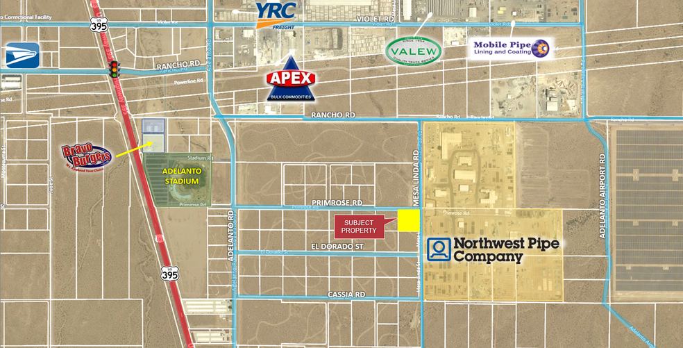 Primrose Rd, Adelanto, CA à vendre - Photo principale – Image 1 sur 2