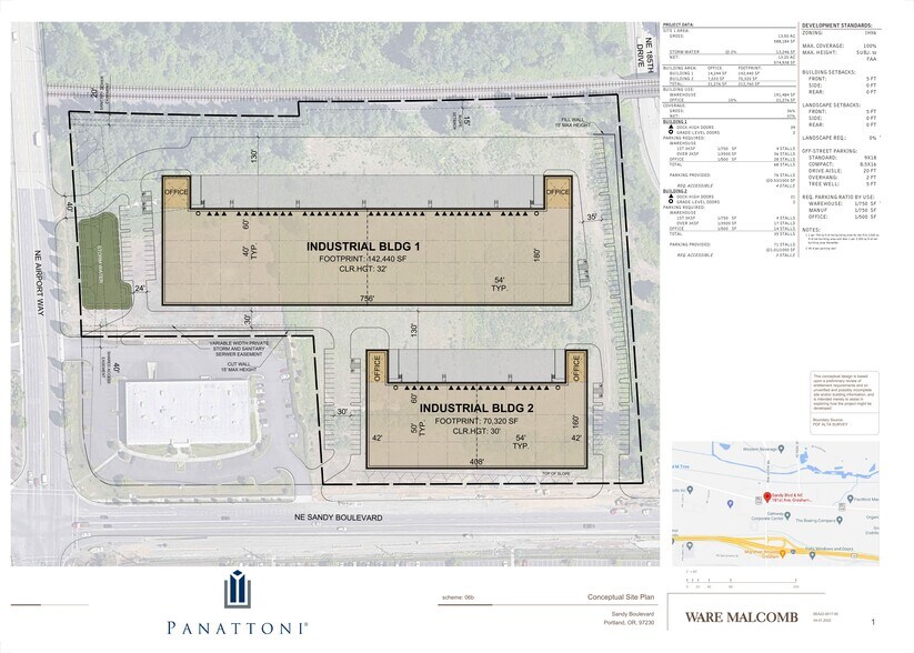 18365 NE Sandy Blvd, Portland, OR à louer - Plan de site – Image 1 sur 1