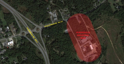 6500 Hughesville Industrial Park Road, Hughesville, MD - Vue aérienne vue de carte