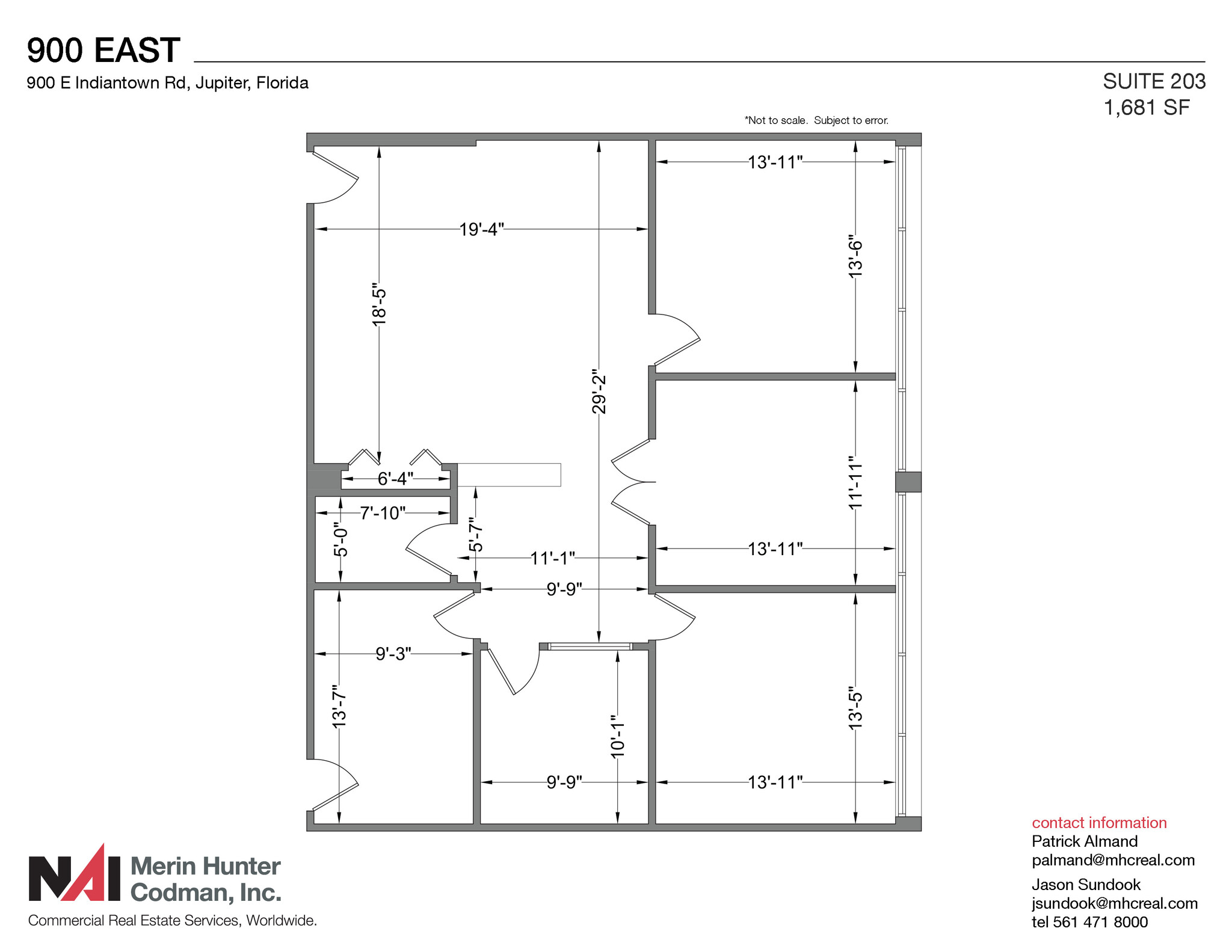 900 E Indiantown Rd, Jupiter, FL à louer Plan d’étage– Image 1 sur 5