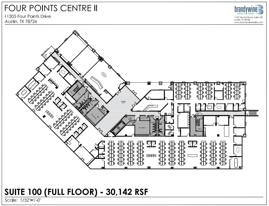 11305 Four Points Dr, Austin, TX à louer Plan d’étage– Image 1 sur 1