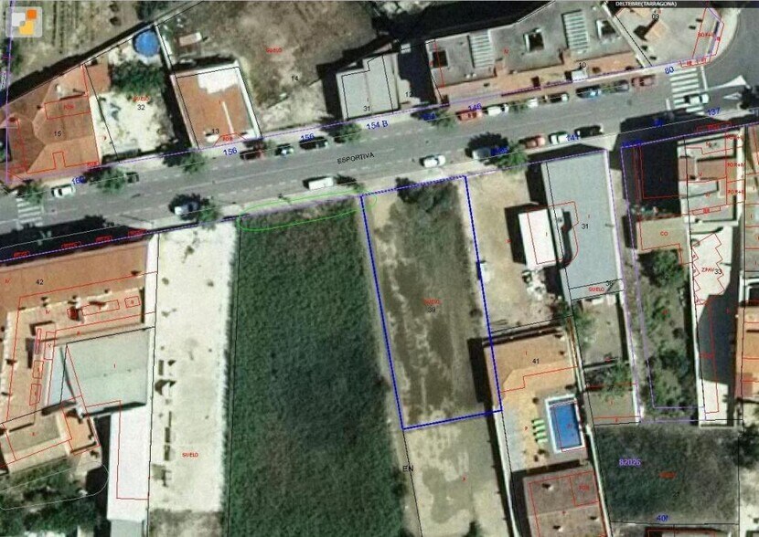 Terrain dans Deltebre, Tarragona à vendre - Plan cadastral – Image 1 sur 4
