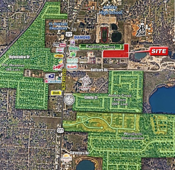 Highmeadow Dr, Aubrey, TX à vendre - Photo de l’immeuble – Image 3 sur 13