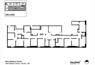 844 Bathurst St, Toronto, ON à louer Plan d’étage– Image 1 sur 1