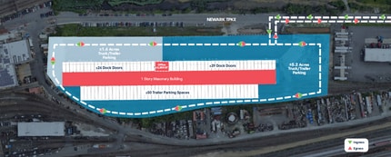 1100 Newark Tpke, Kearny, NJ à louer Plan de site– Image 1 sur 1