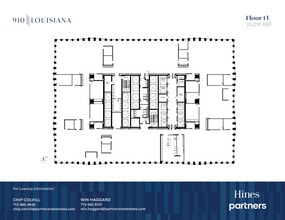 910 Louisiana St, Houston, TX à louer Plan d’étage– Image 1 sur 1