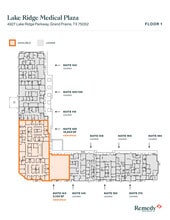 4927 Lake Ridge Pky, Grand Prairie, TX à louer Plan d’étage– Image 1 sur 2