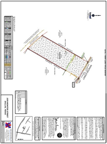 2259 Monitor St, Dallas, TX à vendre - Plan cadastral – Image 3 sur 3