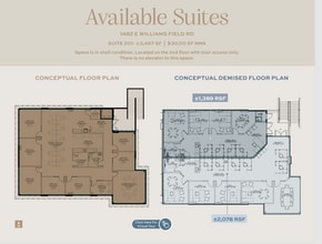 1482 E Williams Field Rd, Gilbert, AZ à louer Plan d’étage– Image 1 sur 1