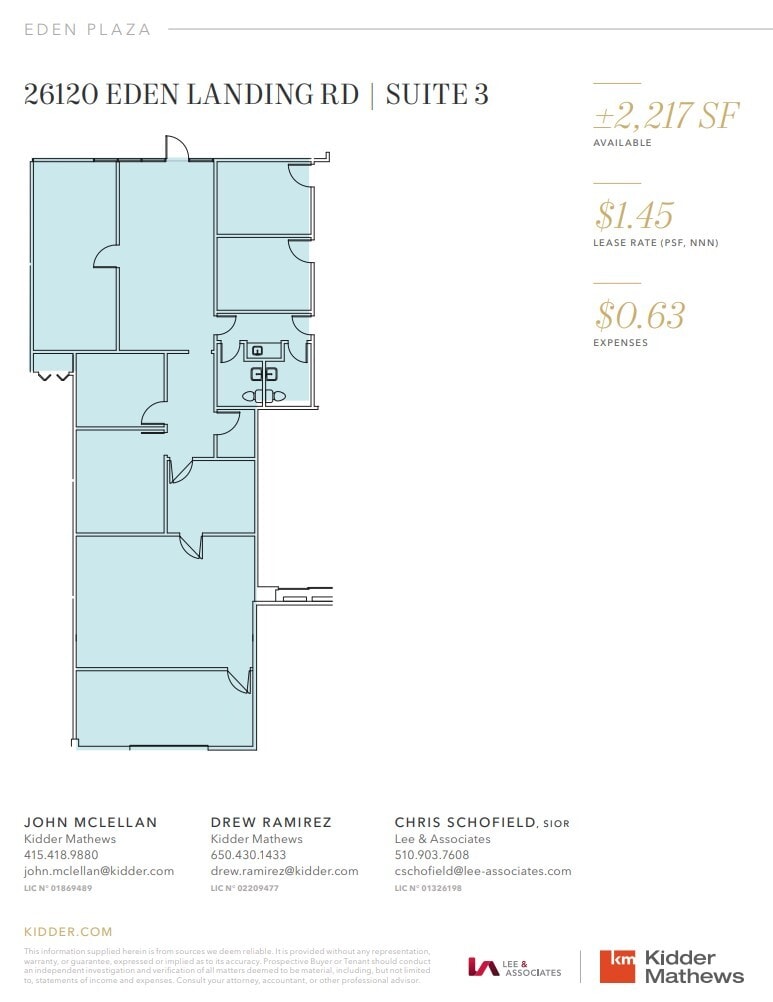 3583 Investment Blvd, Hayward, CA à louer Plan d’étage– Image 1 sur 1