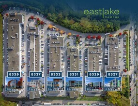 8331 Eastlake Dr, Burnaby, BC - Vue aérienne  vue de carte