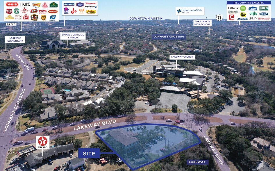 2220 Lakeway Blvd, Austin, TX à vendre - Aérien – Image 2 sur 9
