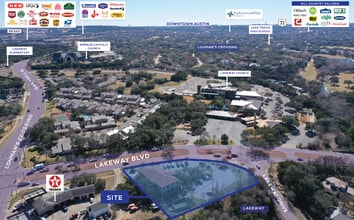 2220 Lakeway Blvd, Austin, TX - VUE AÉRIENNE  vue de carte - Image1