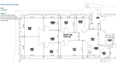 N8W22195 Johnson Dr, Waukesha, WI à louer Plan d’étage– Image 1 sur 1