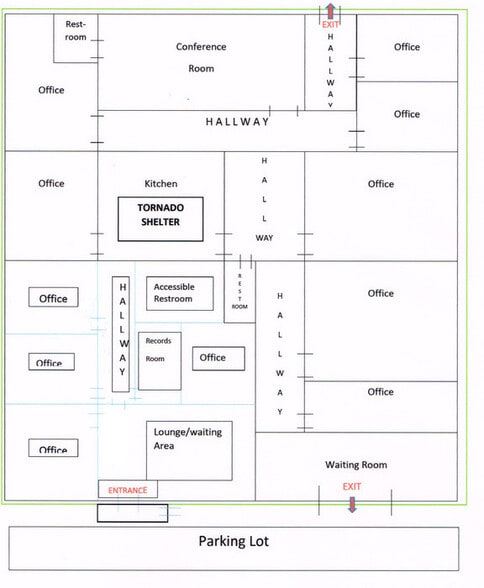 910 SW E Ave, Lawton, OK à vendre - Plan d’étage – Image 2 sur 2