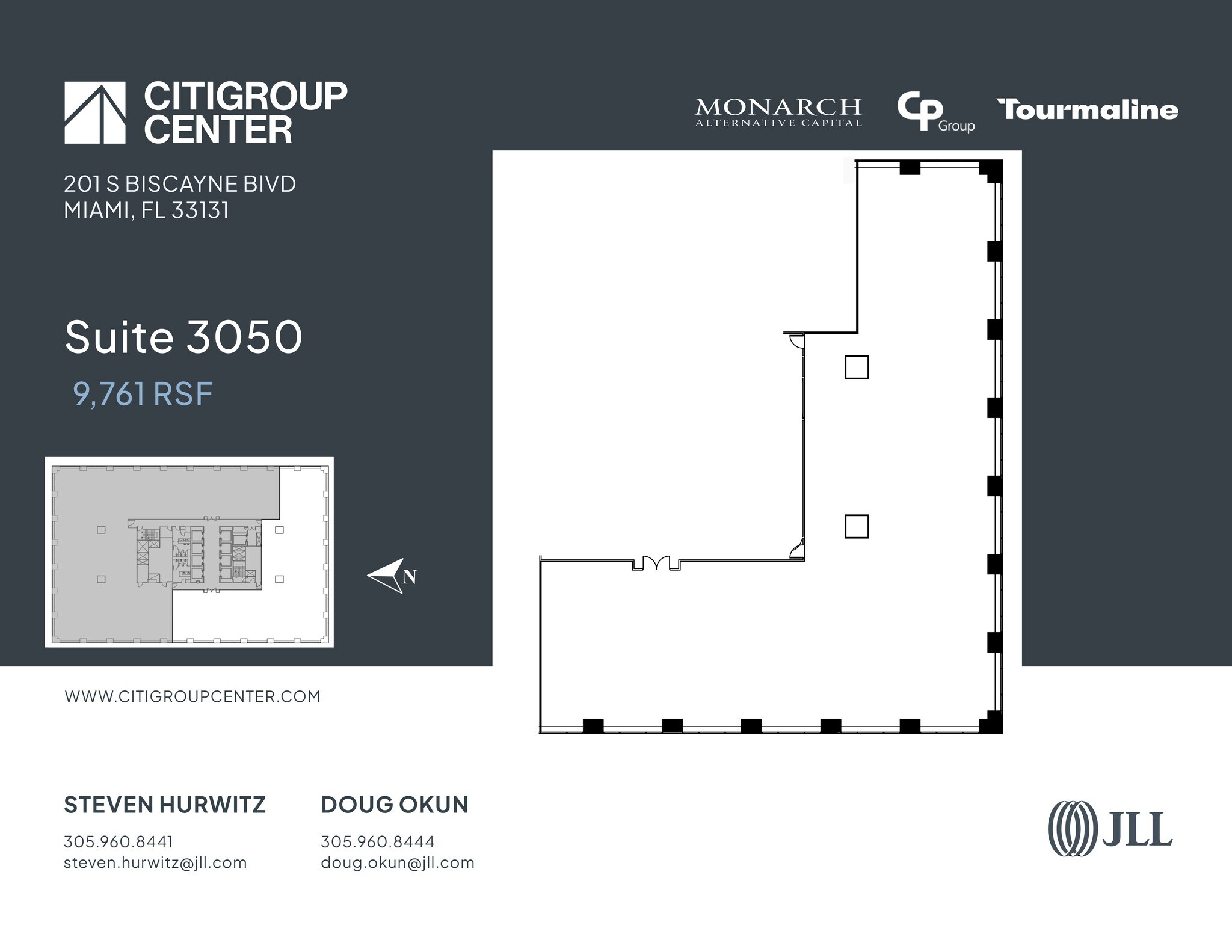 201 S Biscayne Blvd, Miami, FL à louer Plan de site– Image 1 sur 1