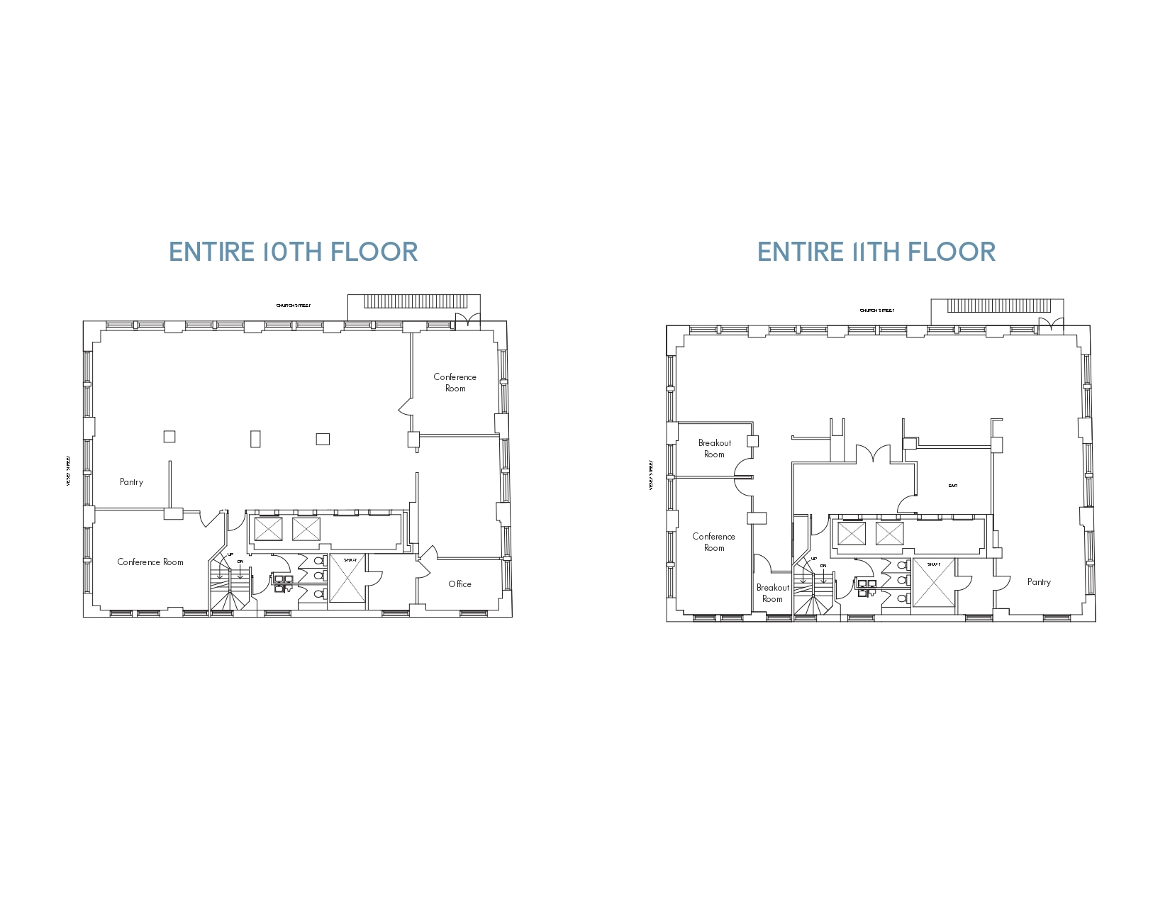 30 Vesey St, New York, NY à louer Plan d’étage– Image 1 sur 7