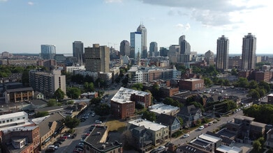 517-521 E Walnut St, Indianapolis, IN - VUE AÉRIENNE vue de carte - Image1