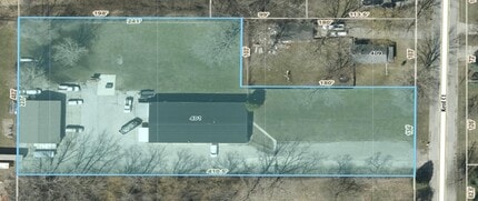 401 Kent Ct, Midland, MI - Vue aérienne  vue de carte