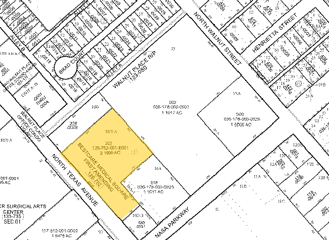 202 N Texas Ave, Webster, TX à louer - Plan cadastral – Image 2 sur 28