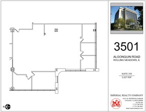 3501 Algonquin Rd, Rolling Meadows, IL à louer Plan d’étage– Image 1 sur 5