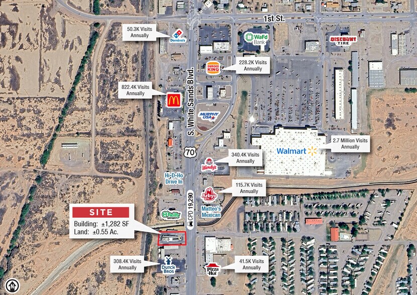 504 S White Sands Blvd, Alamogordo, NM à vendre - Photo de l’immeuble – Image 2 sur 5