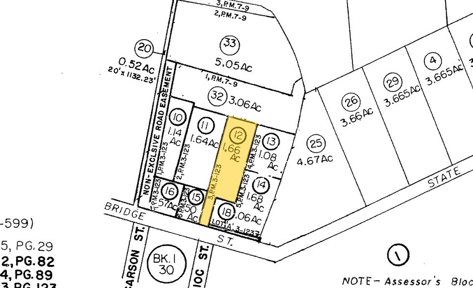 1021 Bridge St, Colusa, CA à vendre - Plan cadastral – Image 3 sur 3