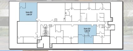 555 N Park Center Dr, Santa Ana, CA à louer Plan d’étage– Image 1 sur 1