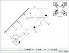3495 Piedmont Rd NE, Atlanta, GA à louer Plan d’étage– Image 2 sur 2