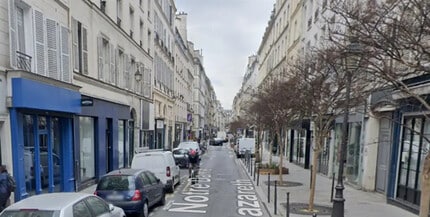 Paris - Vue aérienne  vue de carte