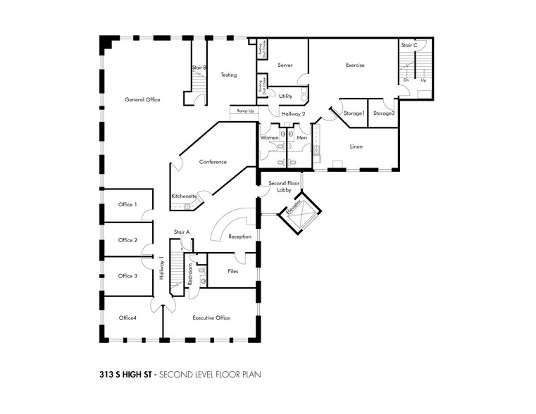 313 S High St, Akron, OH à louer - Plan d’étage – Image 3 sur 10