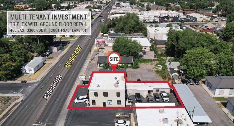 465 E 3300 S, Salt Lake City, UT à vendre - Photo de l’immeuble – Image 1 sur 8