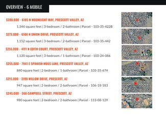 Plus de détails pour 6 Mobile Home Portfolio – Spécialisé à vendre, Prescott Valley, AZ