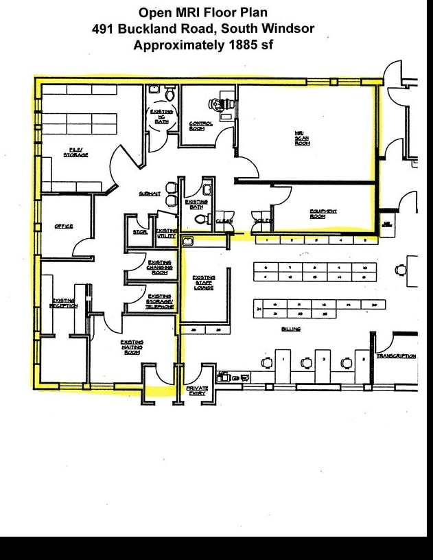 491 Buckland Rd, South Windsor, CT à louer Plan d’étage– Image 1 sur 1
