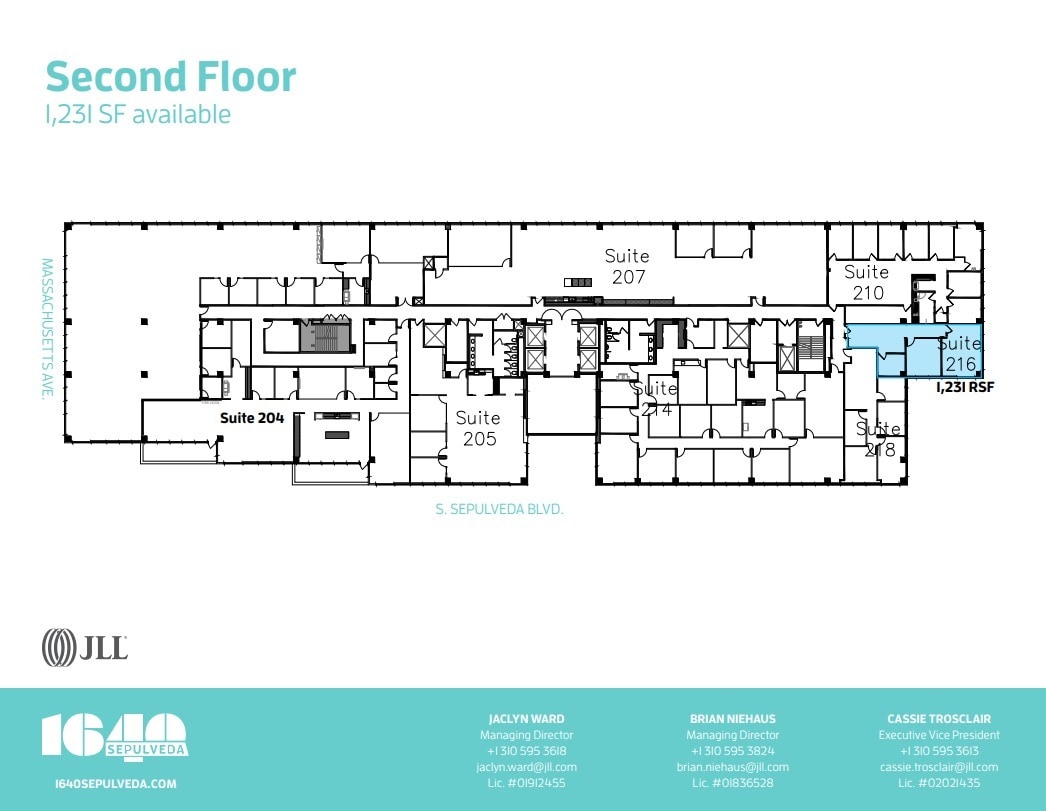 1640 S Sepulveda Blvd, Los Angeles, CA à louer Plan d’étage– Image 1 sur 2