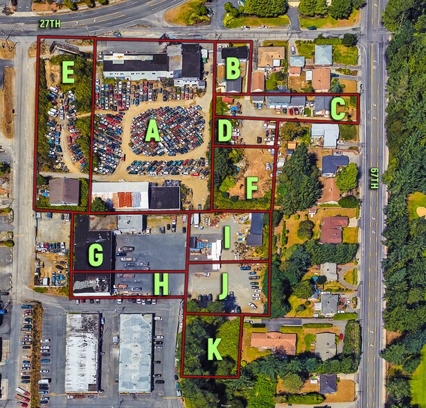 6802 27th St W, University Place, WA à vendre - Aérien – Image 2 sur 12