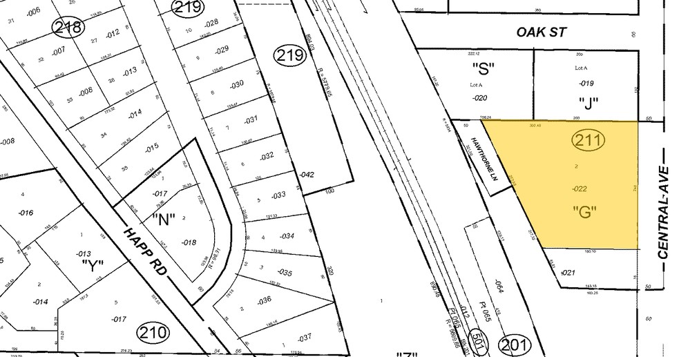 464-466 Central Ave, Northfield, IL à louer - Plan cadastral – Image 3 sur 10