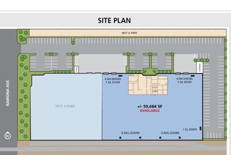 13875-13885 Ramona Ave, Chino, CA à louer Plan d’étage– Image 1 sur 1