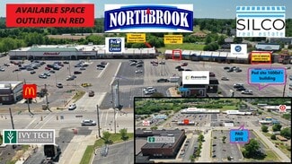 Plus de détails pour 3710-3748 N 1st Ave, Evansville, IN - Différents types d’espaces à louer