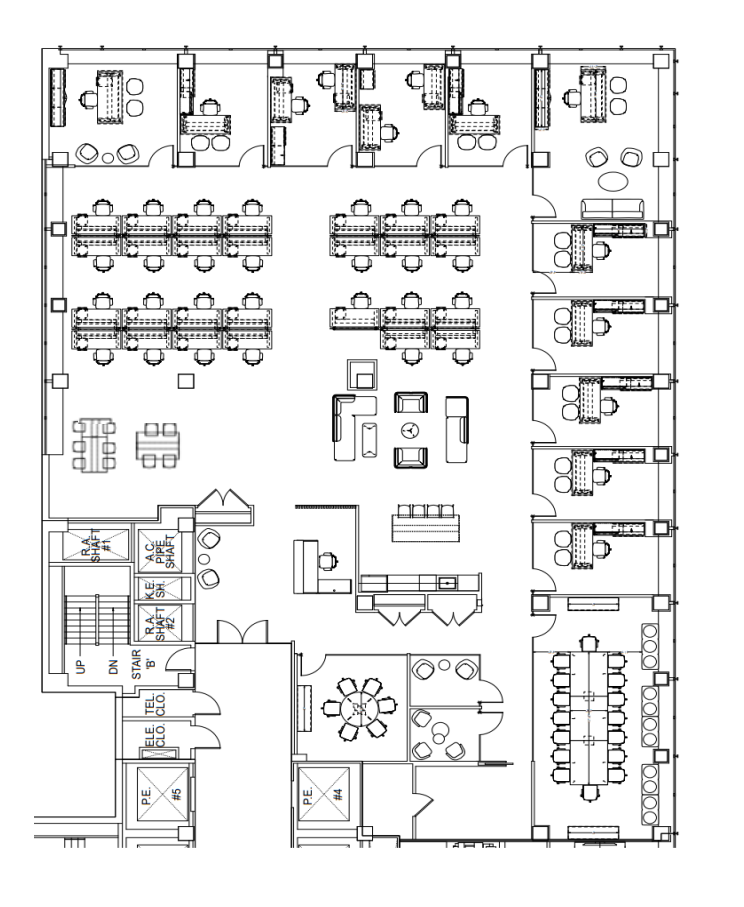 888 7th Ave, New York, NY à louer Plan d’étage– Image 1 sur 1