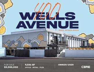 Plus de détails pour 400 S Wells Ave, Reno, NV - Bureau à vendre