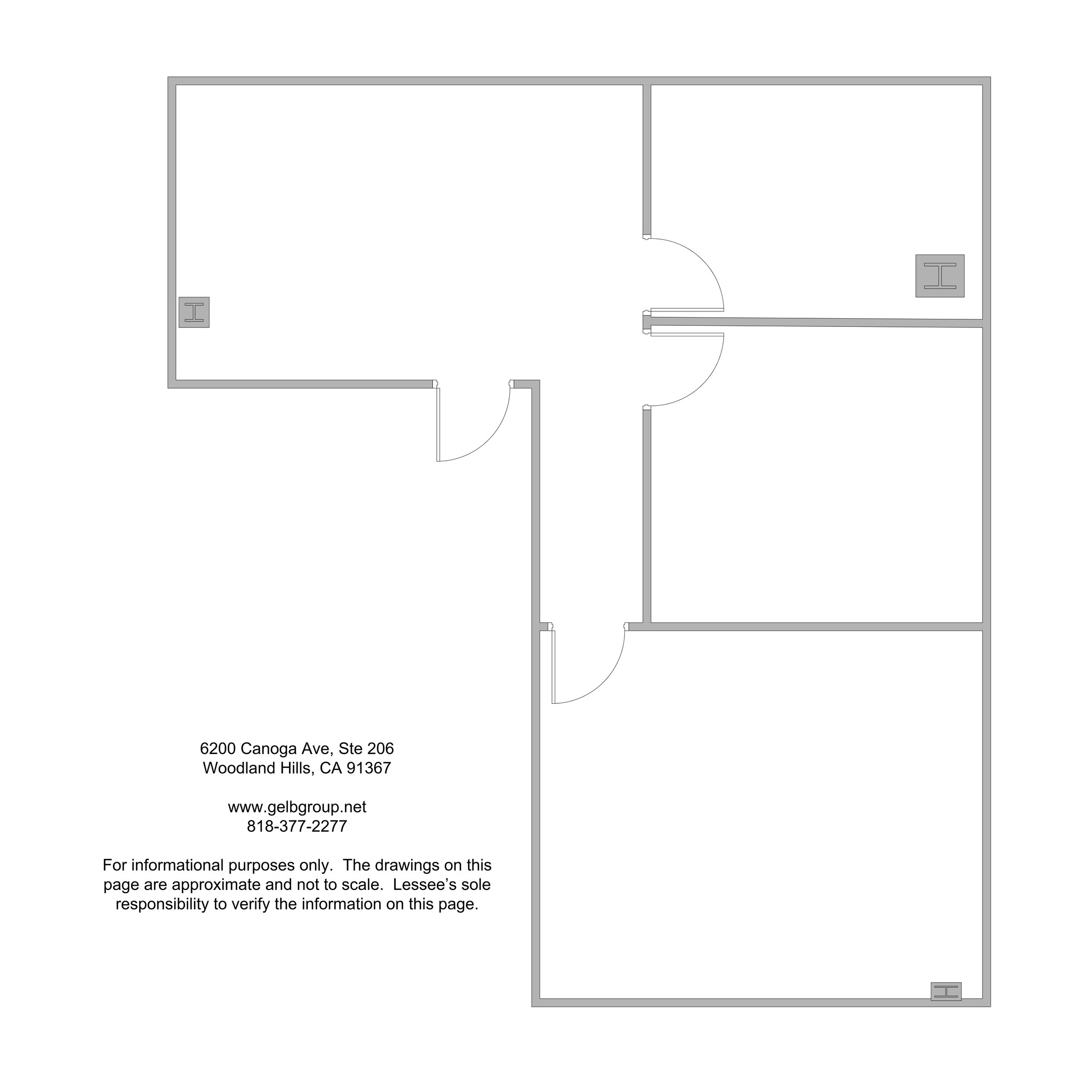 6200 Canoga Ave, Woodland Hills, CA à louer Plan de site– Image 1 sur 1