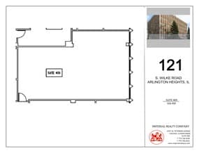 121 S Wilke Rd, Arlington Heights, IL à louer Plan de site– Image 1 sur 1