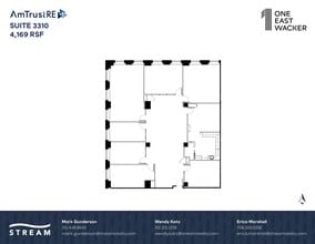 1 E Wacker Dr, Chicago, IL à louer Plan d’étage– Image 1 sur 1