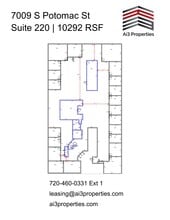 7009 S Potomac St, Centennial, CO à louer Plan de site– Image 1 sur 1