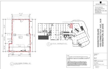 1050 Connecticut Ave NW, Washington, DC à louer Plan d’étage– Image 1 sur 1