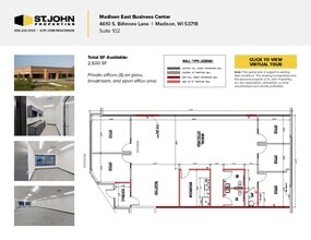 4610 S Biltmore Ln, Madison, WI à louer Plan d’étage– Image 1 sur 5