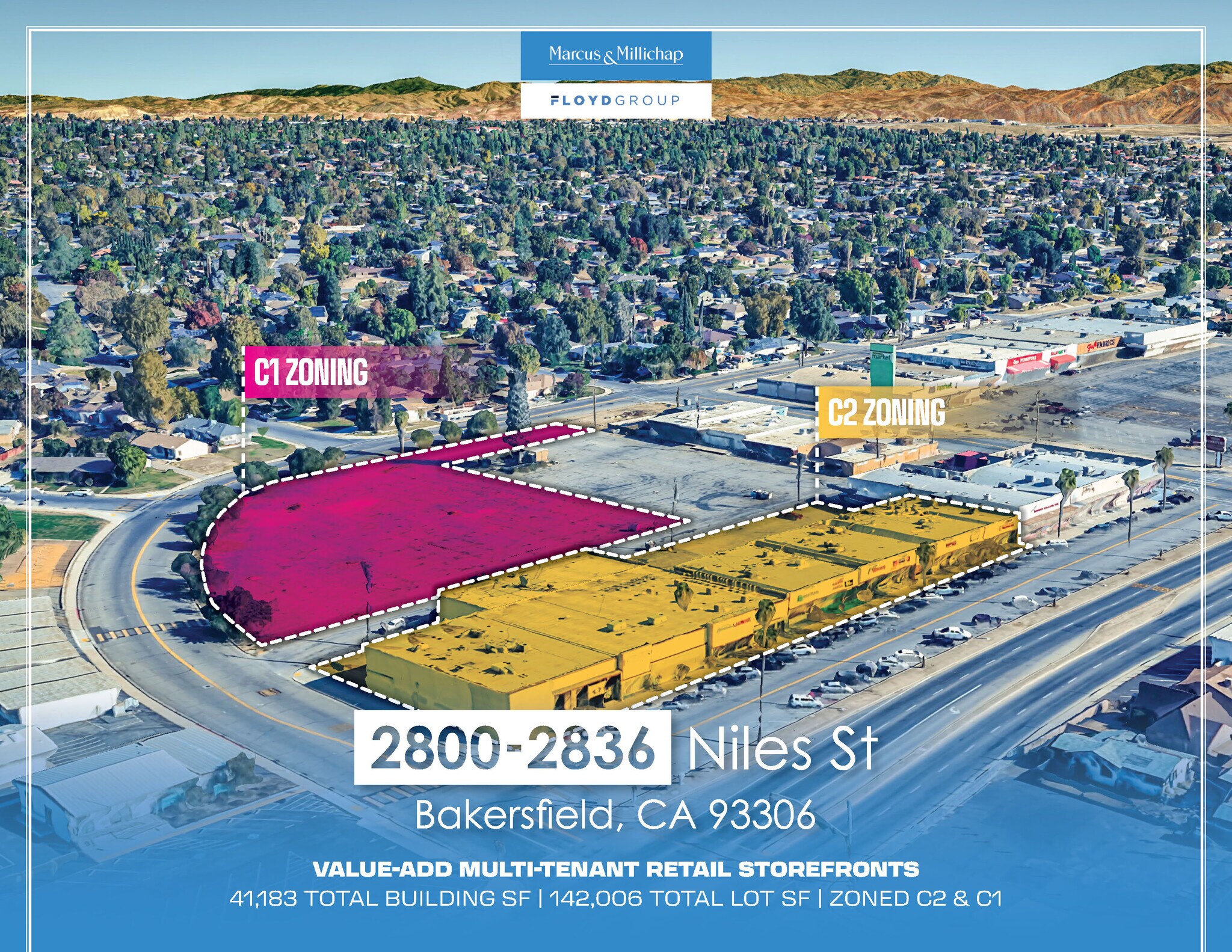 Local commercial dans Bakersfield, CA à vendre Aérien– Image 1 sur 1